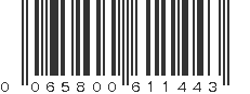 UPC 065800611443