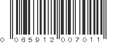 UPC 065912007011