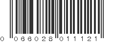 UPC 066028011121