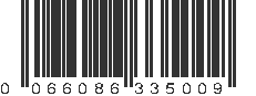 UPC 066086335009