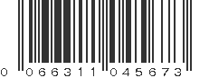 UPC 066311045673