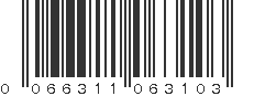 UPC 066311063103