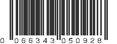 UPC 066343050928