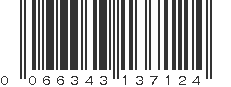 UPC 066343137124