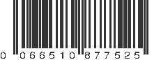 UPC 066510877525