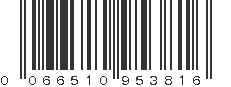 UPC 066510953816