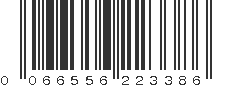 UPC 066556223386