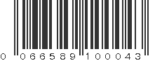 UPC 066589100043