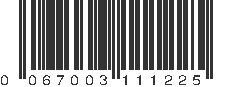 UPC 067003111225