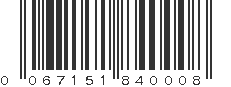 UPC 067151840008