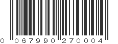 UPC 067990270004