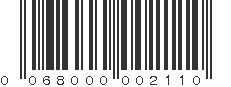 UPC 068000002110