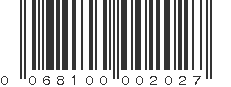 UPC 068100002027