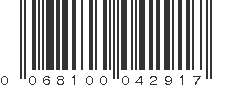 UPC 068100042917