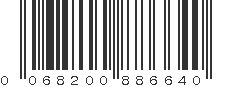 UPC 068200886640