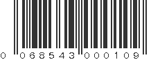 UPC 068543000109