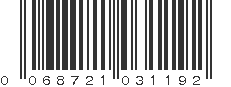 UPC 068721031192