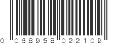 UPC 068958022109