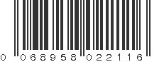 UPC 068958022116