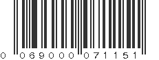 UPC 069000071151