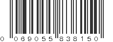 UPC 069055838150