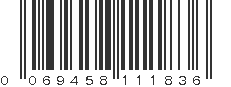 UPC 069458111836