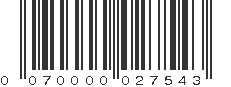 UPC 070000027543