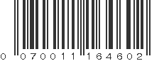 UPC 070011164602