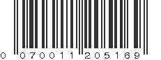 UPC 070011205169