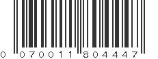 UPC 070011804447