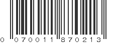 UPC 070011870213