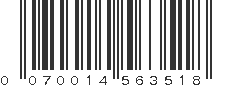 UPC 070014563518