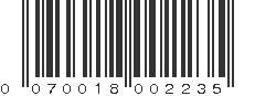UPC 070018002235