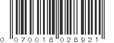 UPC 070018028921