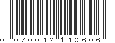 UPC 070042140606