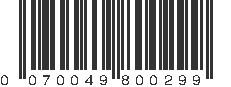 UPC 070049800299