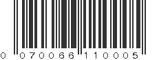 UPC 070066110005