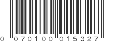 UPC 070100015327