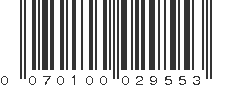 UPC 070100029553