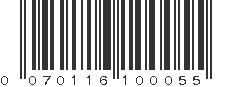 UPC 070116100055