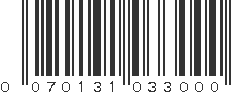 UPC 070131033000