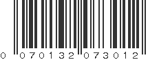 UPC 070132073012