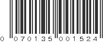 UPC 070135001524