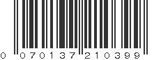 UPC 070137210399