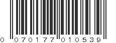 UPC 070177010539