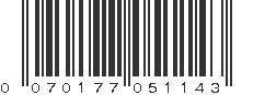 UPC 070177051143