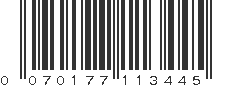 UPC 070177113445