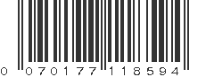 UPC 070177118594