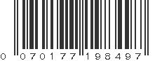 UPC 070177198497