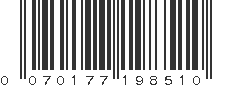 UPC 070177198510